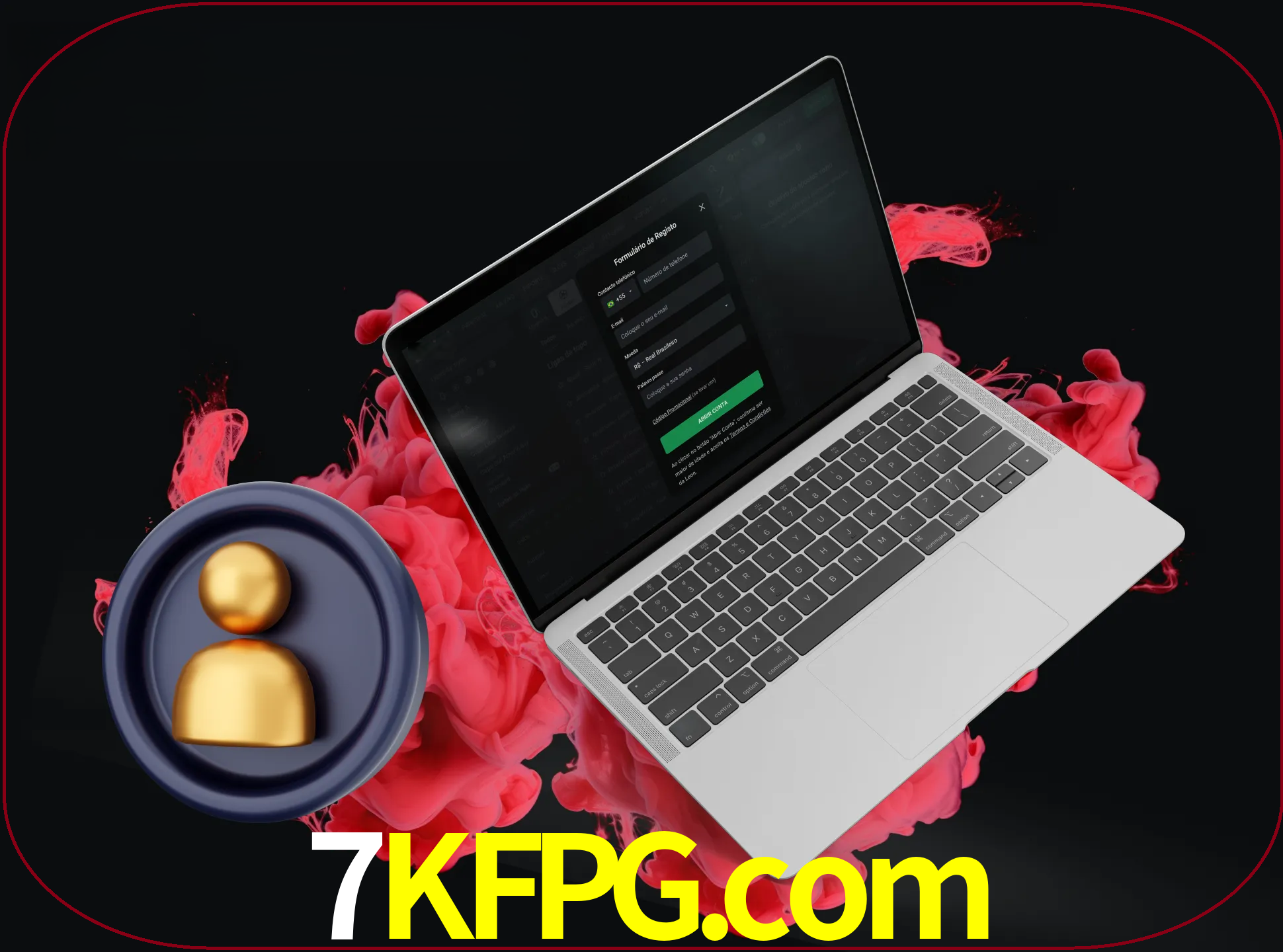 No cabeçalho do site 7kfpg, clique no botão que o levará a um formulário especial onde terá de introduzir as suas informações actuais.