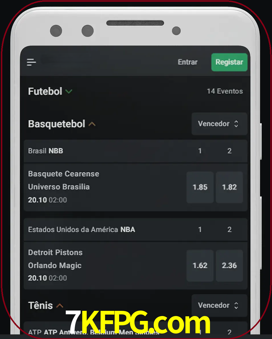Aposte e assista aos esportes em formato ao vivo.