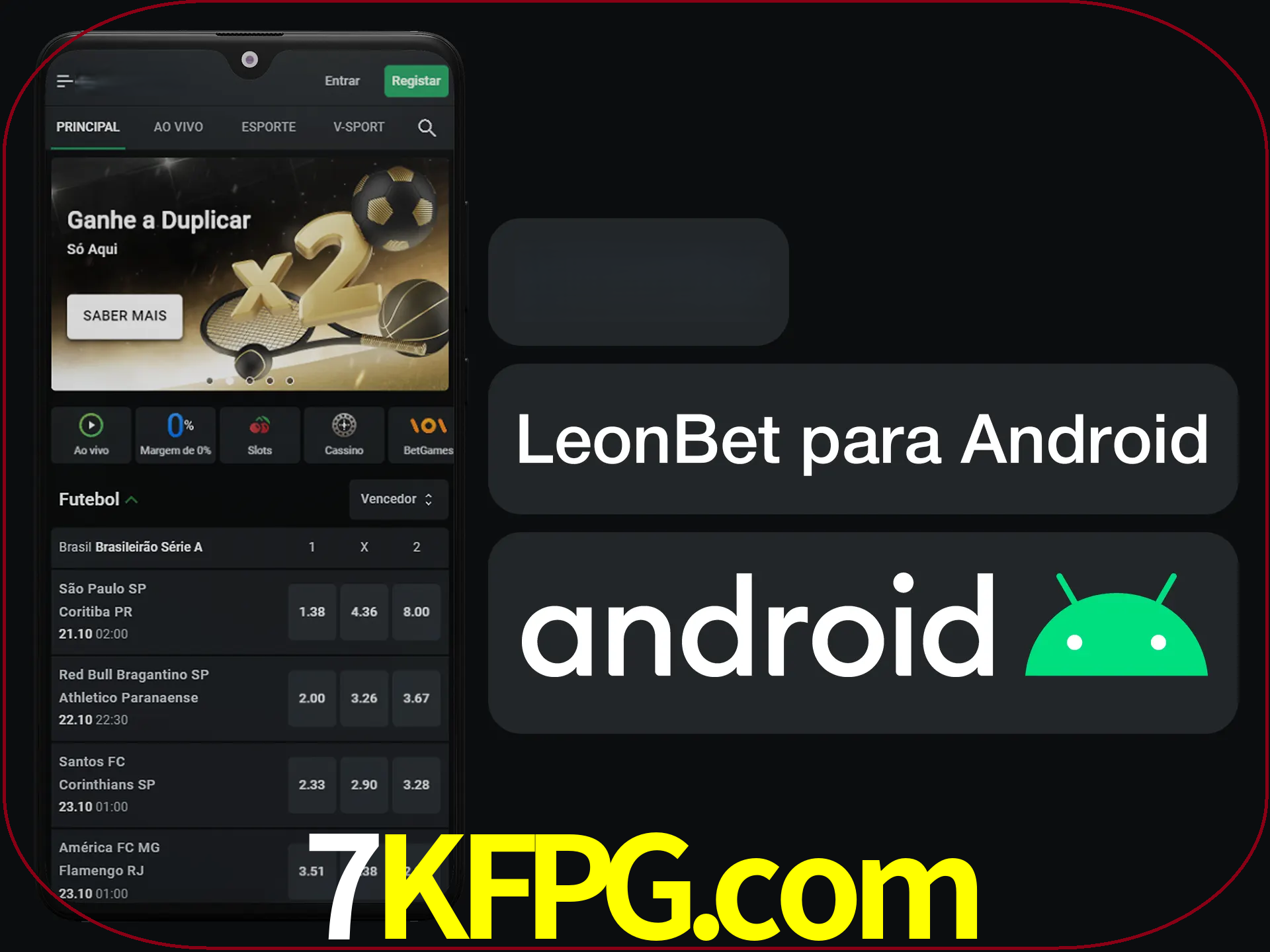 Adquira sua versão poket de LeonBet.
