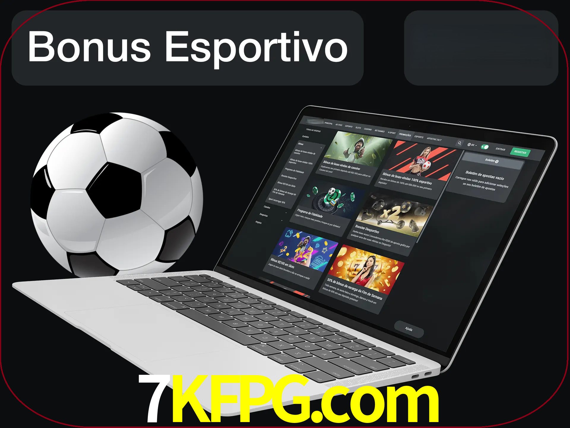 Antes de começar a apostar, use o bônus esportivo.