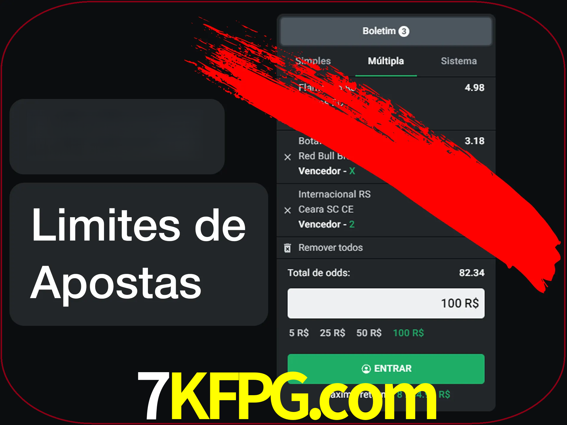 Não faça apostas loucas.